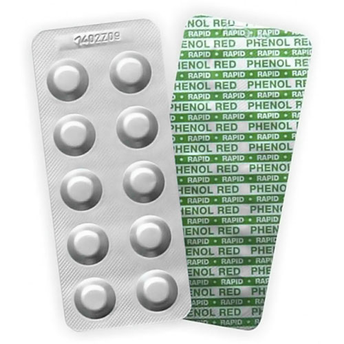 Teszterhez tabletta – Phenol Rapid – PH érték mérő Uszodatechnika Zugló